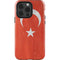 Turkish Flag Distressed iPhone 14 Pro Impact Case